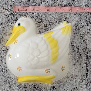 Vintage Ceramic Pelican‎ Baking Mold Wall Decor Kitchy Sutton Made in Japan